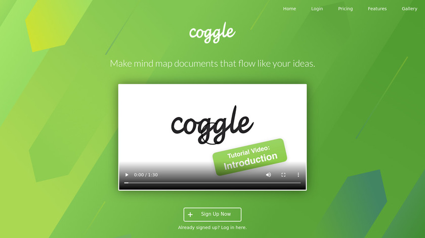 Coggle Landing Page