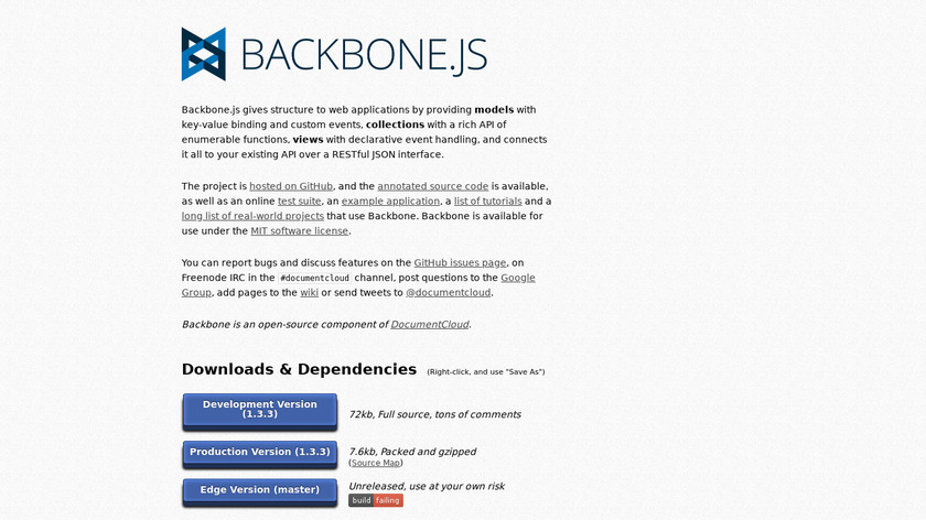 Backbone.js Landing Page