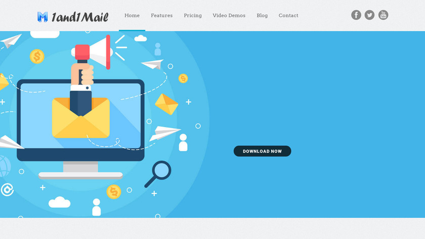 1and1Mail Landing Page