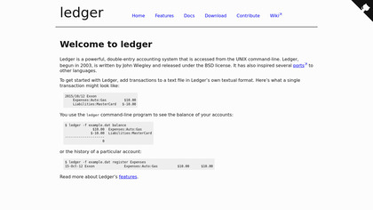 Ledger-cli.org image