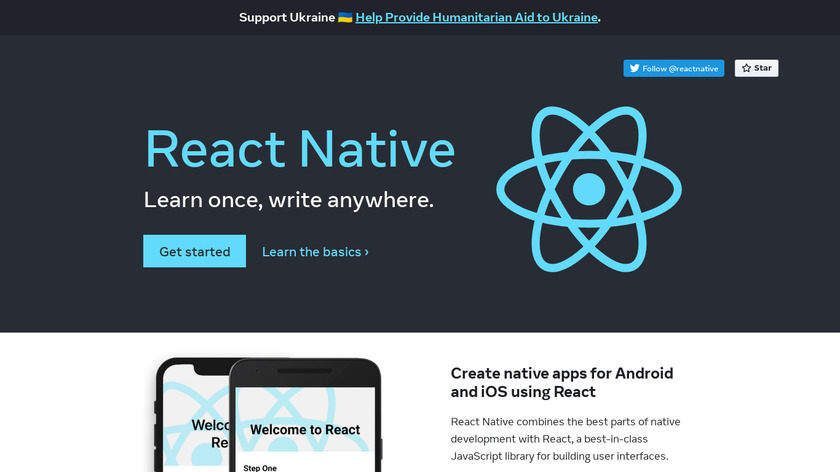 React Native Landing Page