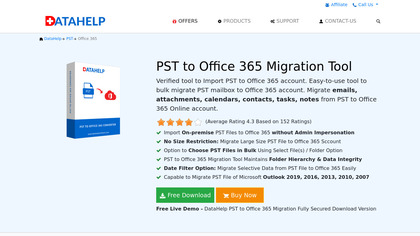 DataHelp PST to Office 365 image
