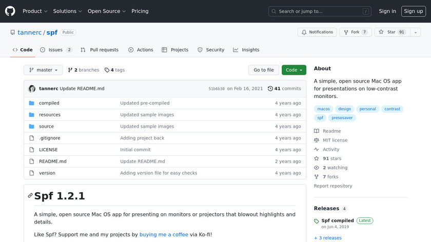 SPF Landing Page