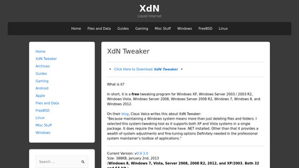 XdN Tweaker image
