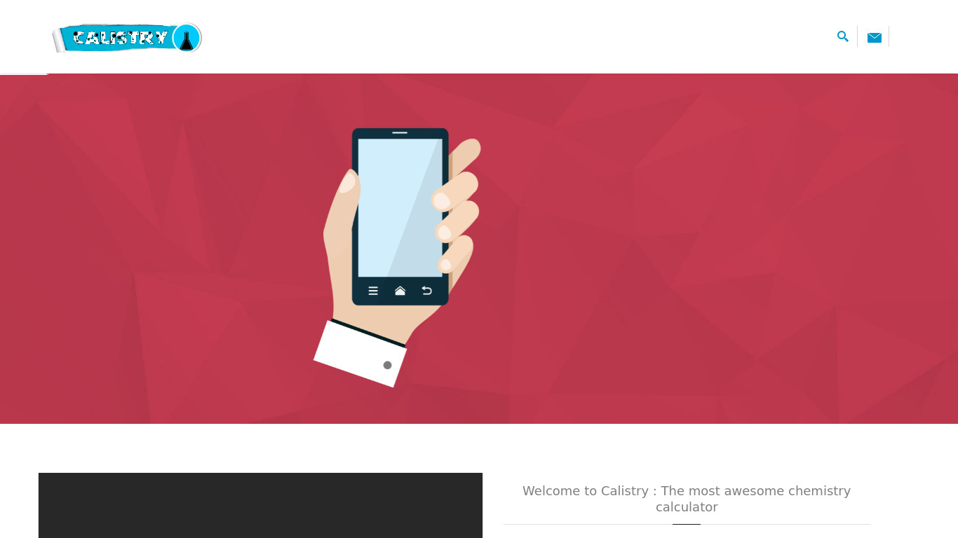 Calistry.org Landing page