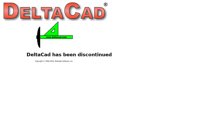 DeltaCAD Landing Page