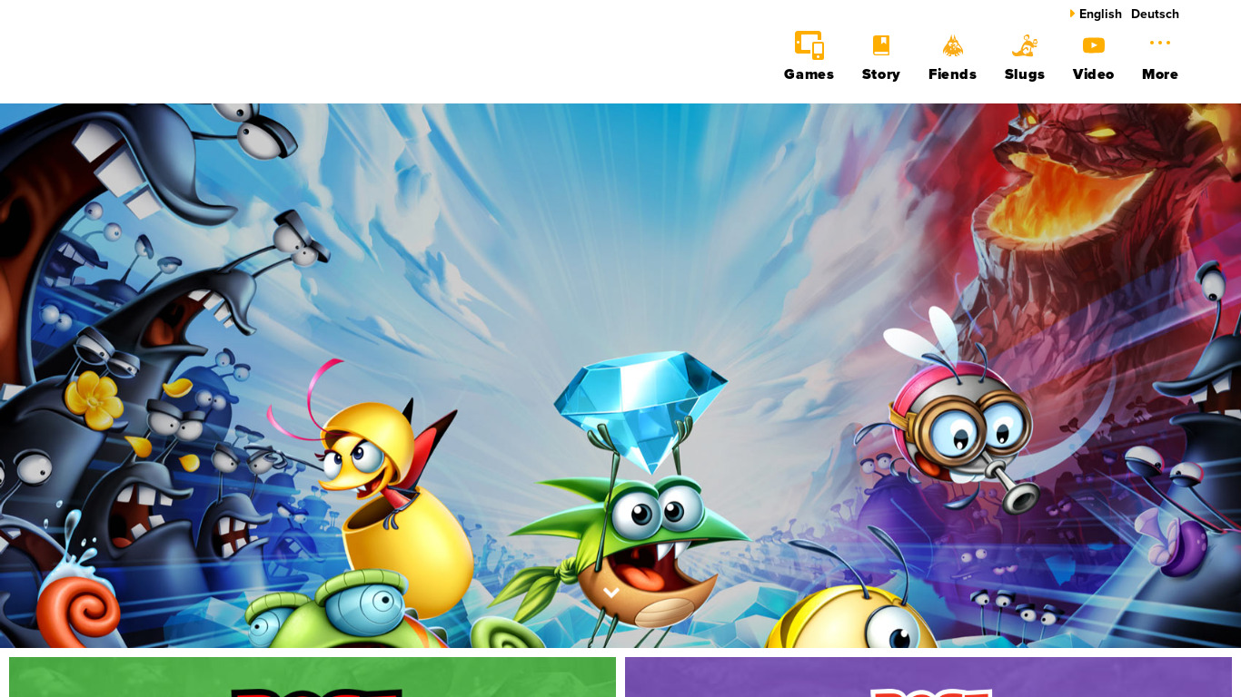 Best Fiends Landing page