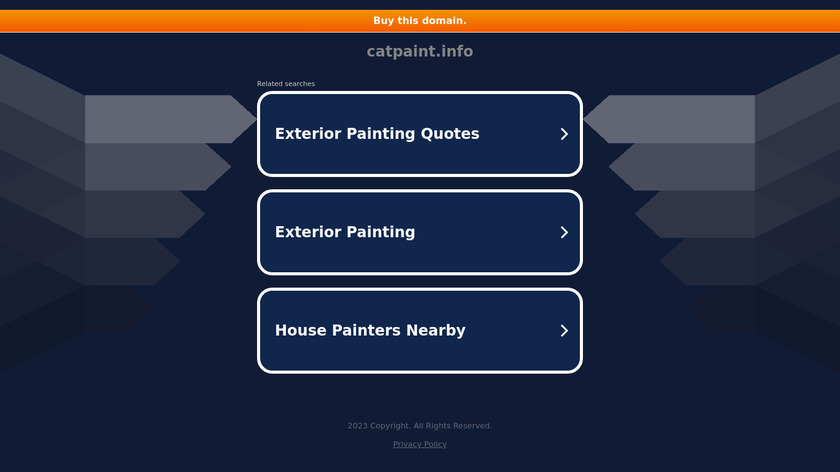 CatPaint Landing Page