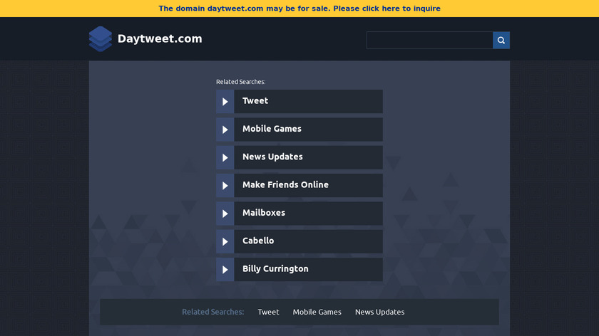 DayTweet Landing Page