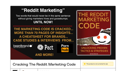 The Reddit Marketing Code image