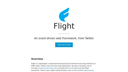 Flight Web Framework screenshot
