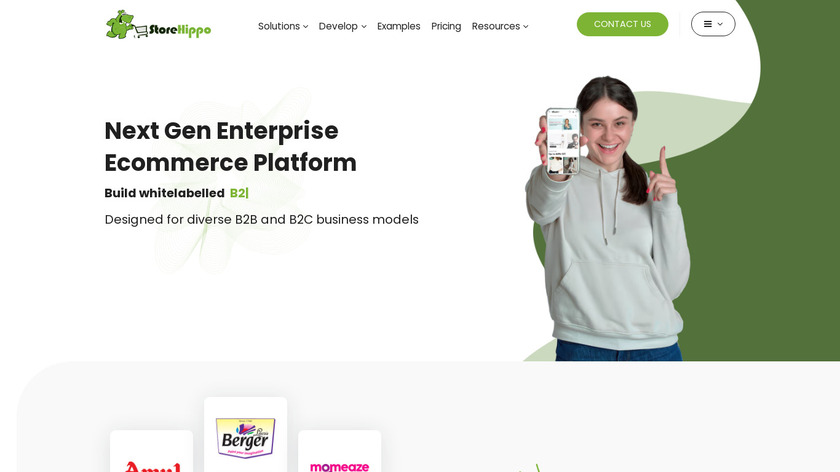 StoreHippo Landing Page