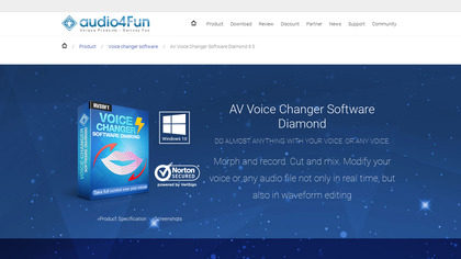 AV Voice Changer Software image