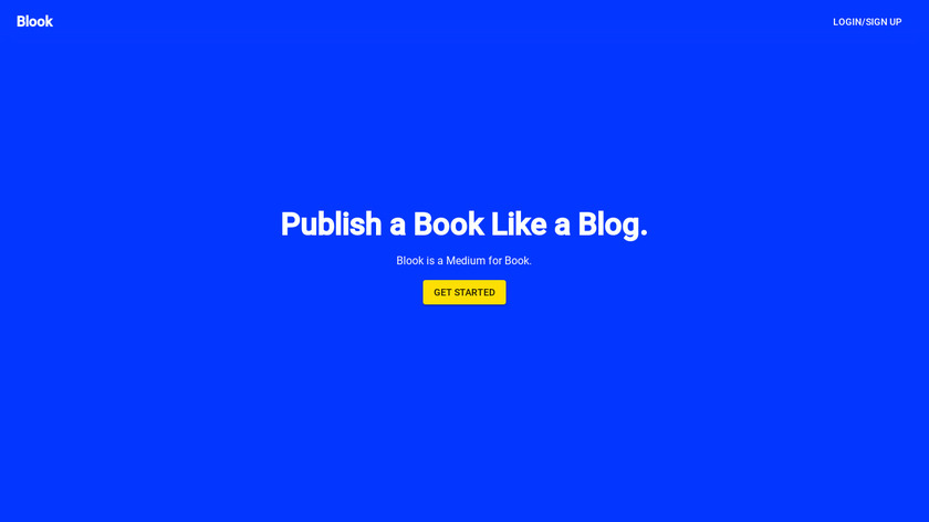 Blook Landing Page