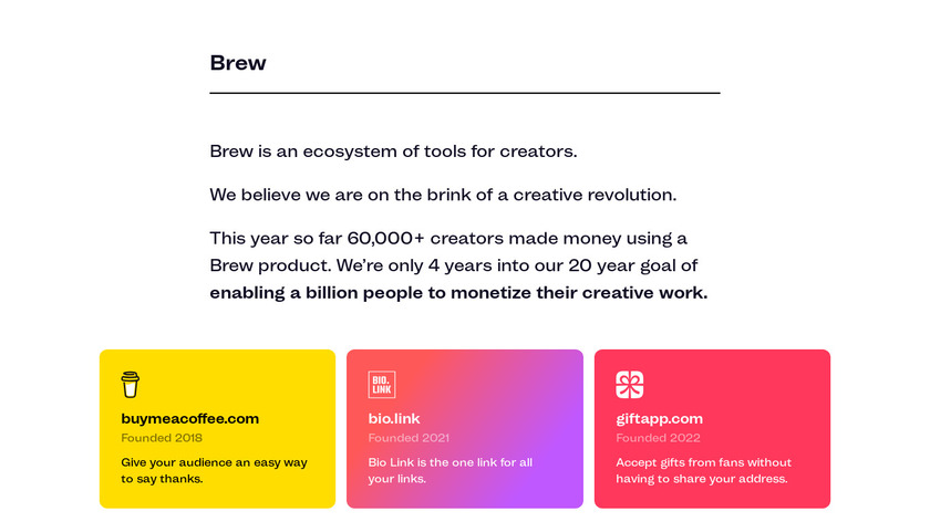 Brew.com Landing Page