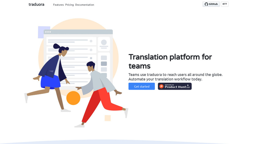 traduora Landing Page