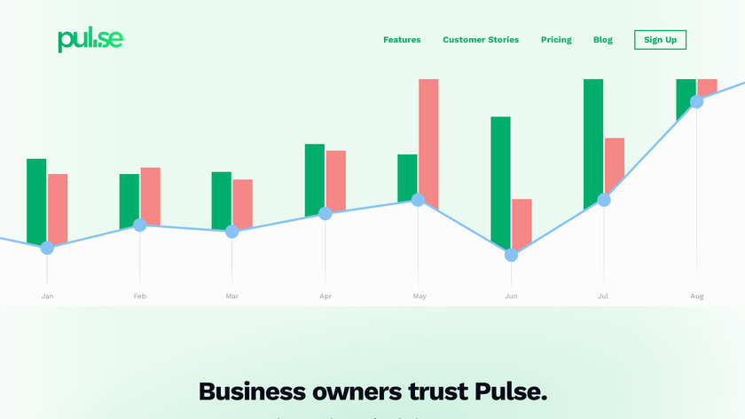 Pulse App Landing Page