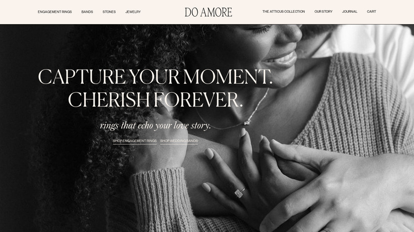 Do Amore Rings Landing Page