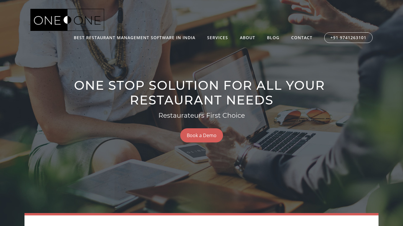 One-O-One Landing page