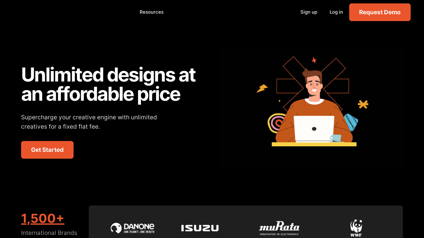 All Time Design Landing page