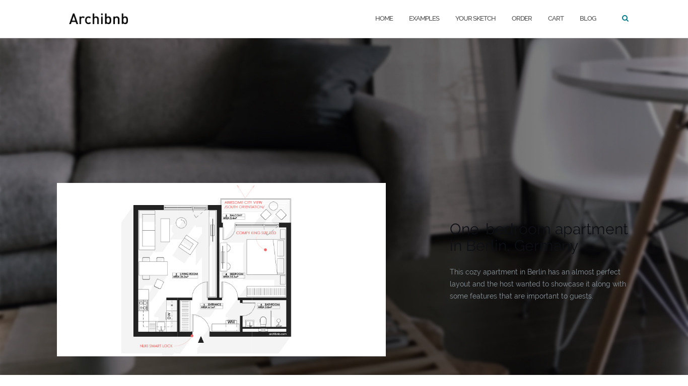 Archibnb Landing page