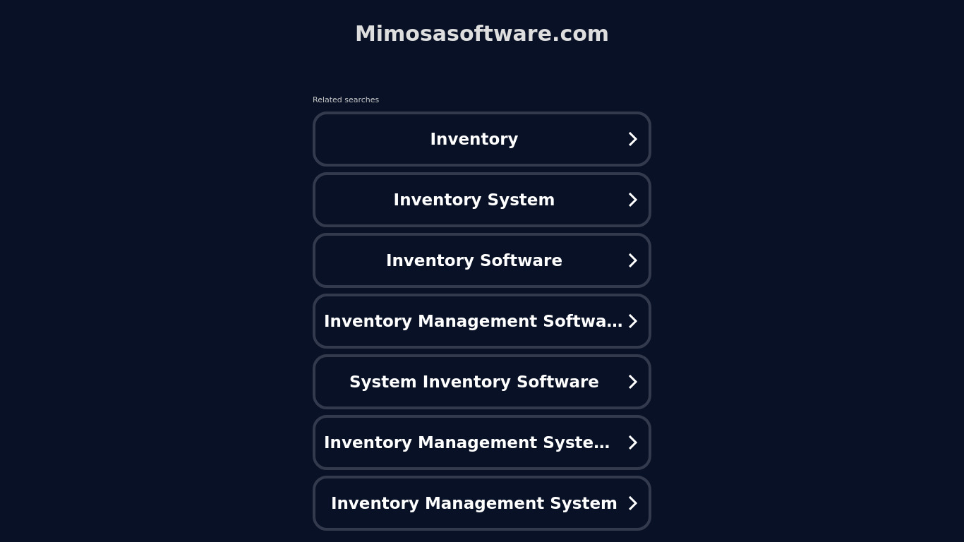 Mimosa Scheduling Software Landing page