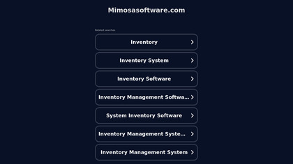 Mimosa Scheduling Software image