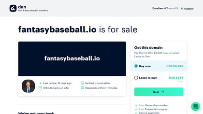 Fantasy Baseball Analytics image
