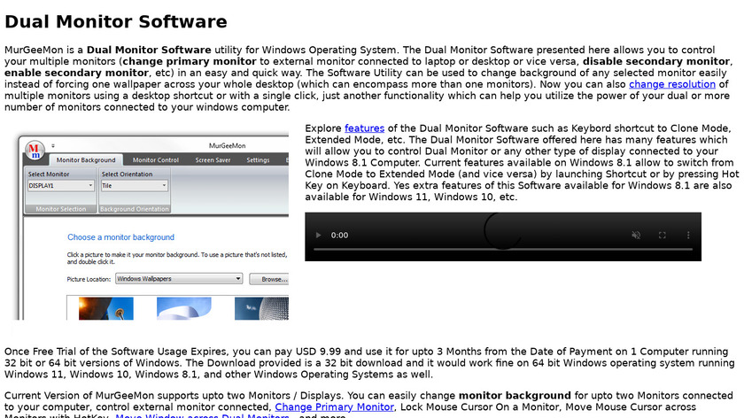MurGeeMon Landing Page