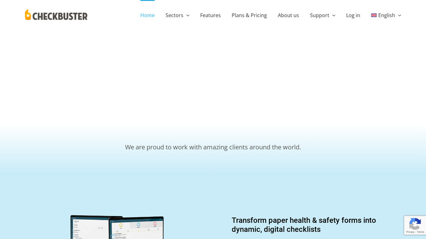 Checkbuster Landing Page