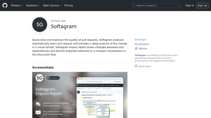Softagram Landing Page