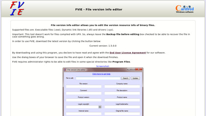 File version info editor image