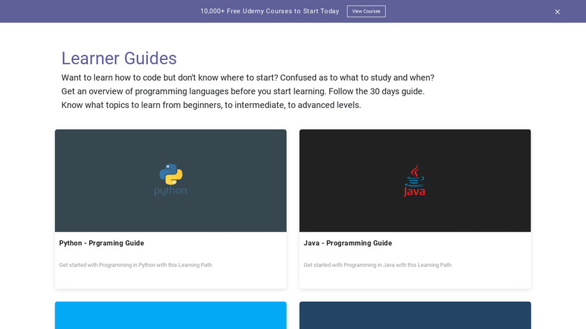 Programming Guides Landing Page