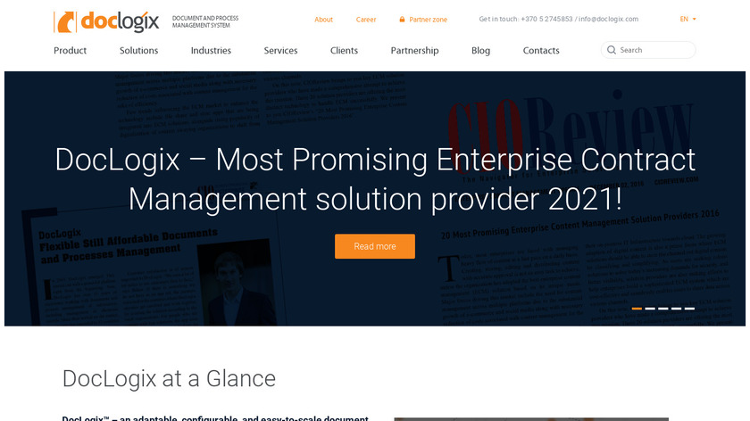 DocLogix Landing Page