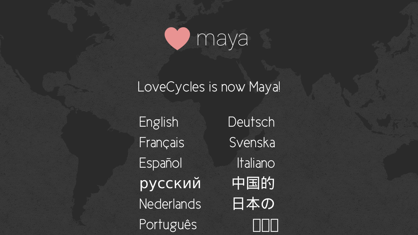 LoveCycles Landing page