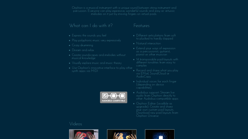 Orphion Landing Page