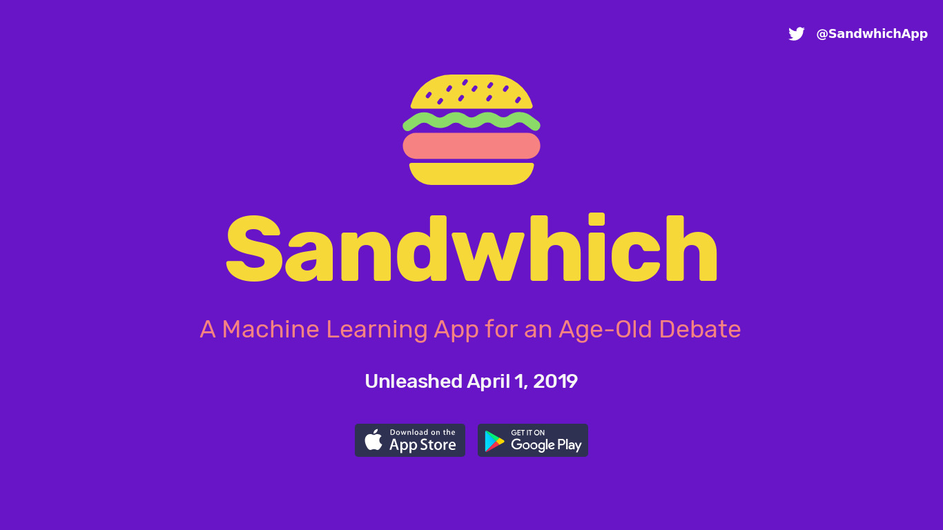 Sandwhich Landing page
