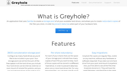 Greyhole image