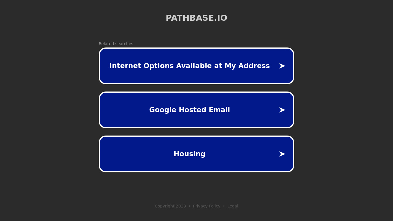 PathBase Landing page