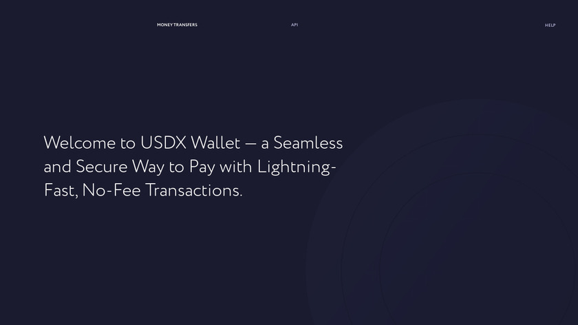 usdx.cash USDX WALLET Landing Page