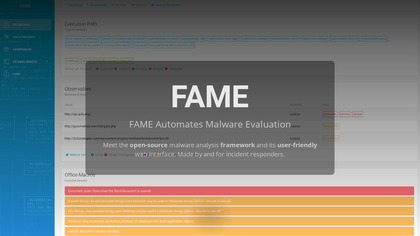 FAME Automates Malware Evaluation image