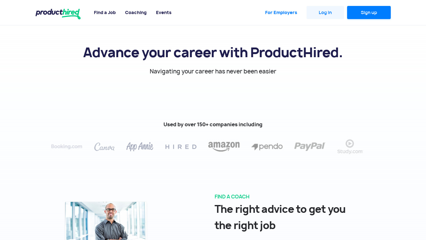 ProductHired Landing page