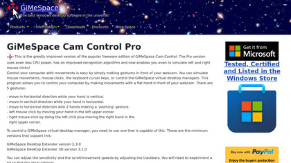 GiMeSpace Cam Control image
