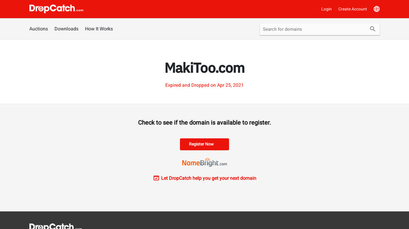 Makitoo Landing Page
