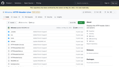 HTTP Header Live image