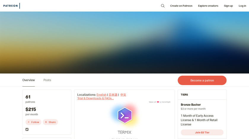 Termix Landing Page