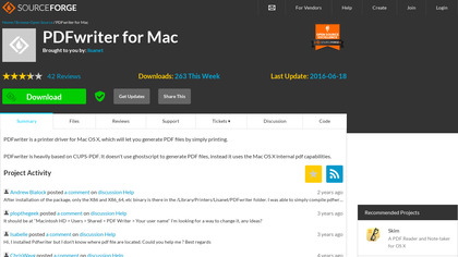 PDFwriter for Mac image