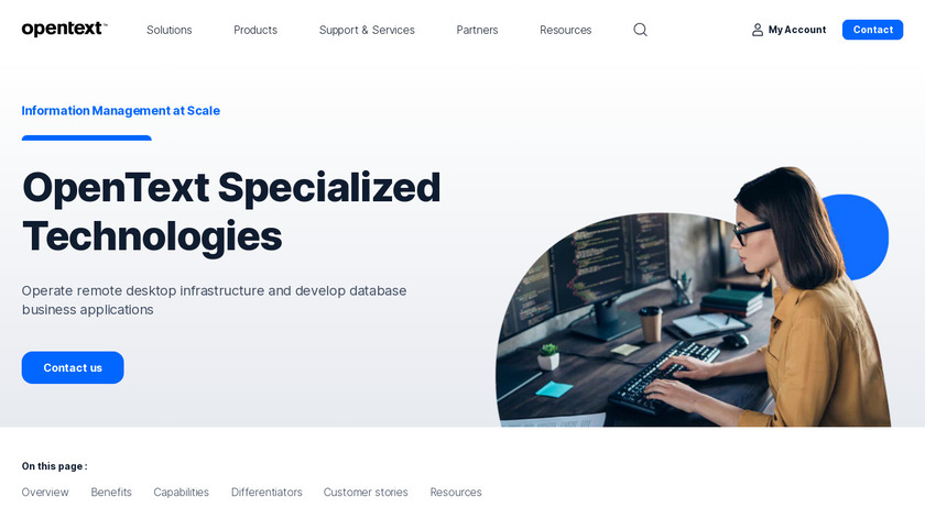 OpenText Socks Client Landing Page