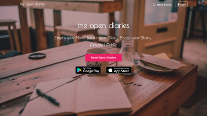 the open diaries image