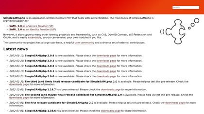 SimpleSAMLphp image